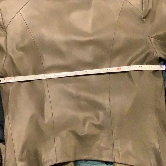 🌟HP🌟BB Dakota XS soft Leather Taupe open Drape - Picture 10 of 12